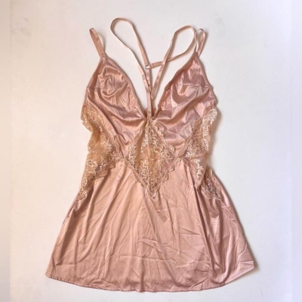 Fashion Nova Nude laced lingerie nighty